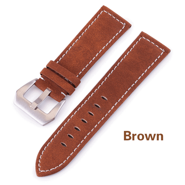 Frosted cow leather watch with high-grade pure hand-made thick thread - Image 6